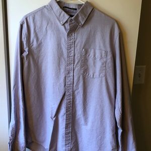 21 Men L long sleeve shirt. light lavender